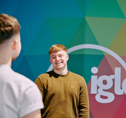 Student confirming their university offer