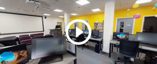 an animation suite in the screen school