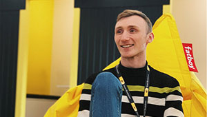 Mitchell Broomhall BA (Hons) Animation graduate, Wolverhampton School of Art, University of Wolverhampton