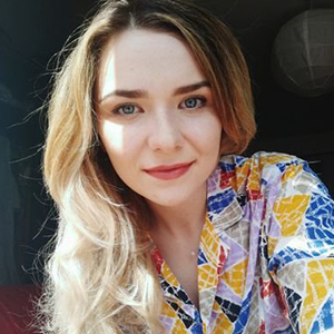 Portrait of Animation graduate, Basia Ulczok she is smiling