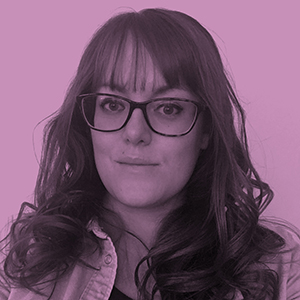 Portrait of Graphic Design graduate, Kate Farrell she is smiling